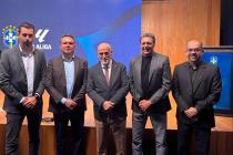 Presidente da FGF participa de reunião com presidente de La Liga